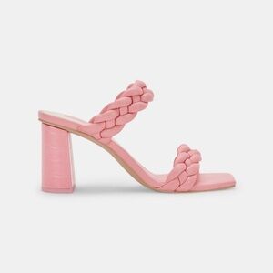 Dolce Vita Paily Braided Sandal Heel Pink Size 6